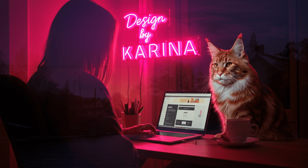 %website laten maken design by karina%