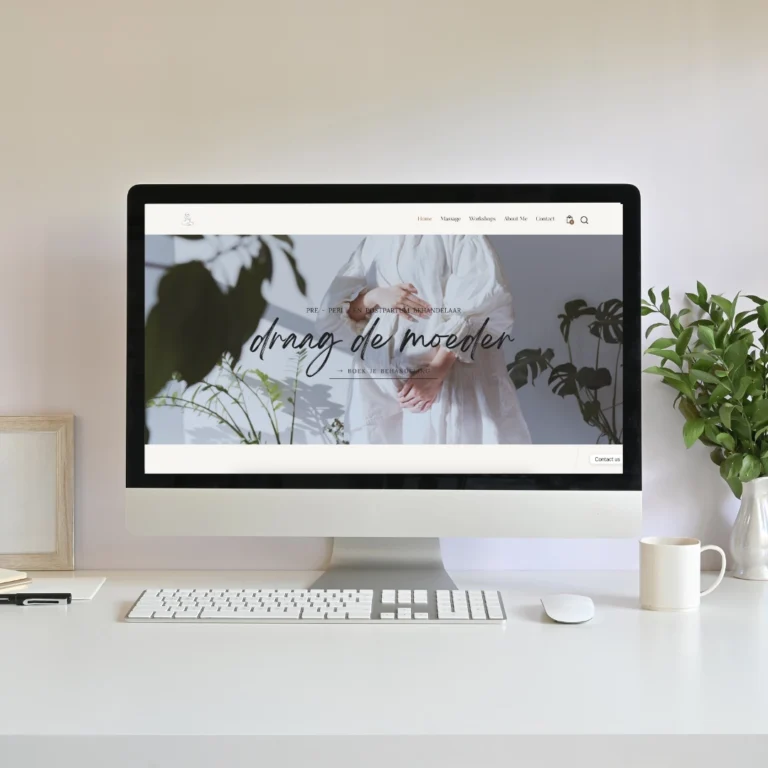 Op maat gemaakte website Rotterdam – Design by Karina