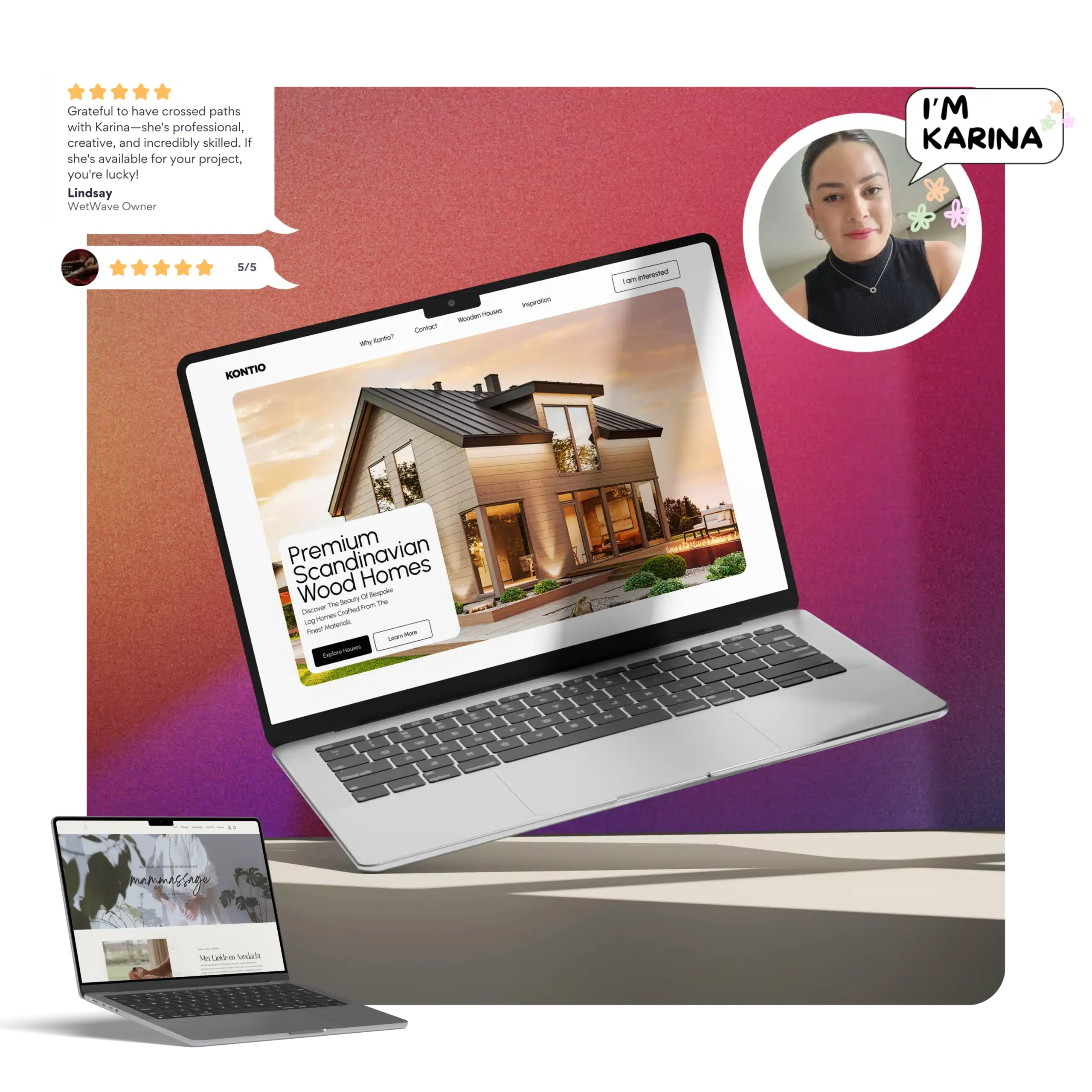 %website laten maken design by karina%